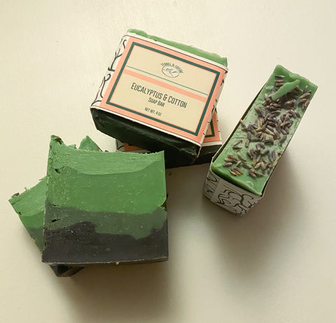 Eucalyptus & Cotton Scented Soap